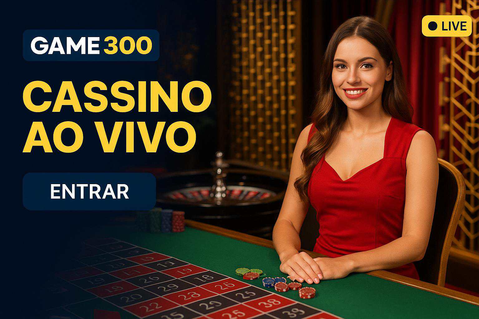 O GAME300 Live Casino lança promoções regularmente